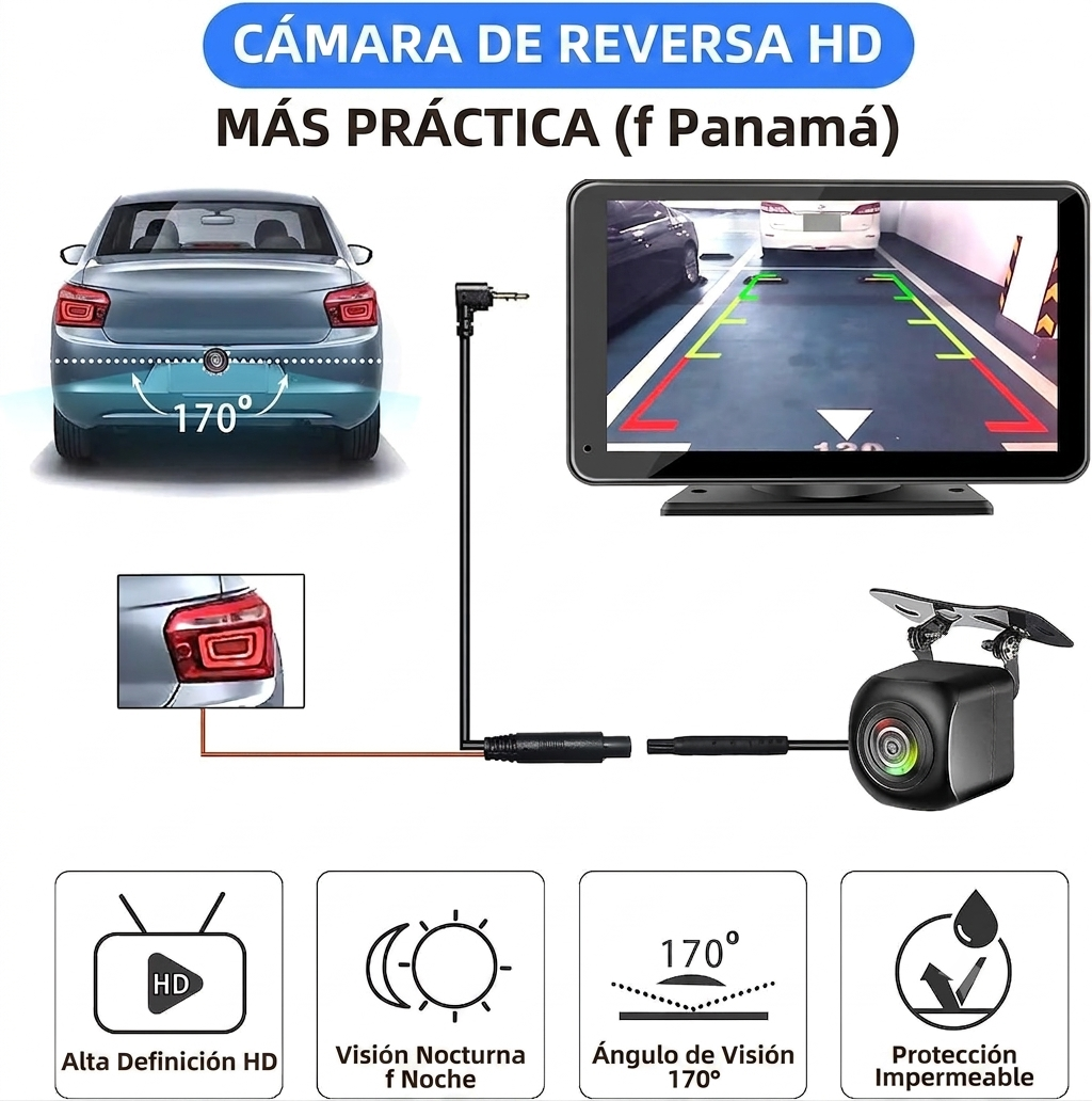 Cámara de Seguridad para Auto 4K